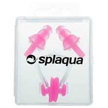 Swimming Ear Plugs & Nose Clip, Medical Grade Soft Silicone for Swimming, Diving, Surfing, Universal Fit, By Splaqua
