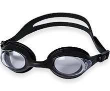 Splaqua Tinted Prescription Swimming Goggles (Black, 1.5-10)
